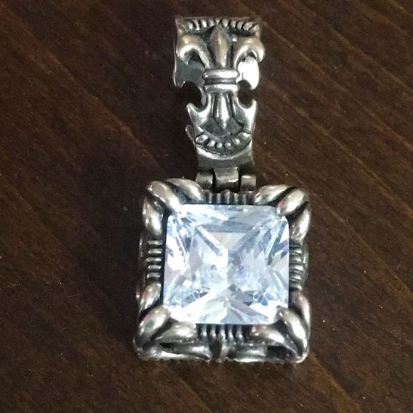 SILPADA Sterling Silver CZ Uptown Pendant S0979 - Picture 11 of 12